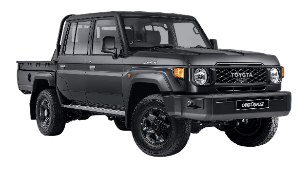 Toyota Land Cruiser after repair